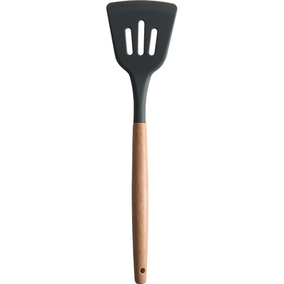 WUXIN不粘锅锅铲专用硅胶铲子汤勺厨房用具木柄炒菜铲子烘焙工具